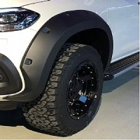 Mercedes X-Class Uyumlu Çıkıntılı Civatasız Çamurluk Kaplama Tek Depo Dodik