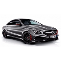 Mercedes W117 Cla Serisi Amg Cla45 2012 - 2015 Uyumlu Ön Ek Plastik Boyasız