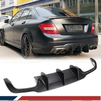 Mercedes W204 C Serisi Amg C63 2012 - 2014 Uyumlu Difüzör Plastik Boyasız