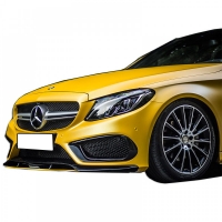 Mercedes W205 C Serisi Sedan Amg 2014 - 2018 Uyumlu Ön Ek (2 Parça) Plastik Boyasız