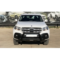 Mercedes X-Class 2017+ Uyumlu Off Road Siyah Ön Koruma Ön Tampon Koruma Demiri Dinamic Plus AQM4WD