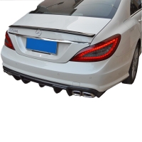 Mercedes W218 Uyumlu Cls Spoiler Boyasız Fiber