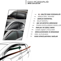 Renault Kadjar 2015-2021 Plus Style Cam Rüzgarlığı